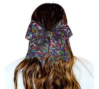 1 Piece Hair Bobbles Gradient Sequins Bowknot Headdress Ropes Decorations Headdress Decoration Hair Bobbles for Girls (Multicoloured 1, One Size)