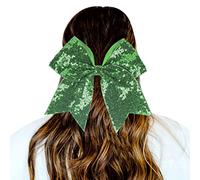 1 Piece Hair Bobbles Gradient Sequins Bowknot Headdress Ropes Decorations Headdress Decoration Hair Bobbles for Girls (Green, One Size)