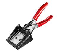 1 Piece Handheld Passport Photo Cutter 2x2 Inch Black Photo ID Die Cutter Punch Picture Cutter Paper for Office Family