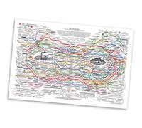 1 piece Healing Web Poster As Pictured, . 40 x 60 cm, Canvas Wall Art, Horizontal Poster Print, Mental Health Poster, Chart.