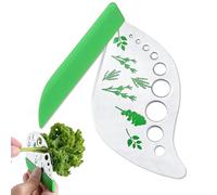 1 Piece Herb Stripper - Kitchen Tools and Gadgets, 9 Holes Stainless Steel Kitchen Herbs Leaf Stripping Tool, Metal Herb Peeler for Kale, Collard Greens, Thyme, Basil, Rosemary Stripper