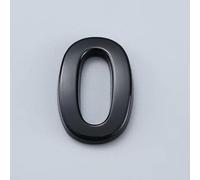 1 Piece House Address Numbers for Outside - Mailbox Numbers Reflective, 0-9 Adhesive Letters Are Applicable for Mailboxes, Cars, Door, Window, Sign, House, Making Them More Recognizable(Black C,0)