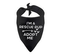 1 Piece I'm A Rescue Pup Adopt Me Dog Bandana Adopted Dog Bandana Special Needs Dog Bandana (I'M A RESCUE PUP ADOPT ME)