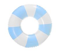 1 Piece Inflatable Swimming Ring for Children, Blue and White Striped Swimming Ring, Swimming Practice Ring, Thickened Swimming Ring, Suitable for Summer Beach and Pool Parties