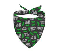 1 Piece Kind of A Big Dill Dog Bandana Dill Pickle Gift Vegan AF gift Pickle Lover gift Pickle Theme gift (KIND OF A BIG DILL D)