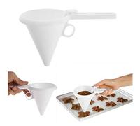 1 Piece Kitchen Diy Convenient Chocolate Candy Icing Funnel Mould Adjustable Food Grade Plastic Pancake Cream Batter Machine