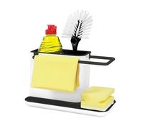 1 Piece Kitchen Tool Storage Box - Sink Organizer, Sponge Holder, Cleaning Supplies Rack and Drain Rack - Detachable Accessories