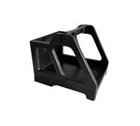 1 Piece Label Holder, Thermal Label Box, Label Tray, Desktop Label Dispenser, Sheet Box, Office Supplies, Suitable for Roll Paper Labels, Folding Labels (Black)