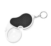 1 Piece LED Light Magnifier, 5x Illuminated Foldable Portable Magnifying Glass HD Magnifier with Flip Lens, 45mm Diameter, Suitable for Reading, Going Out, Travel