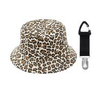 1 Piece Leopard Print Bucket Hat, 1 Piece Hat Clip, Reversible Sun Hat, Breathable And Comfortable Sun Hat, Fashionable Bucket Hat, Unisex Party Decoration Hat
