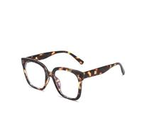 1 Piece Leopard Print Framed Anti-Blue LightGlasses,Oversized Blue Light Glasses for Women, Tortoiseshell Square Glasses, Relief for Reading, Gaming & Screen Use