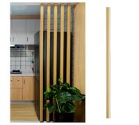 1 piece Living Room Floor-to-ceiling Wall Column Partition Screen, Wooden Divider With Adjustable Feet, Easy To Install And Remove(Natural,260cm/102.36in/8.53ft)