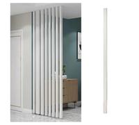 1 piece Living Room Floor-to-ceiling Wall Column Partition Screen, Wooden Divider With Adjustable Feet, Easy To Install And Remove(White,130cm/51.1in/4.26ft)