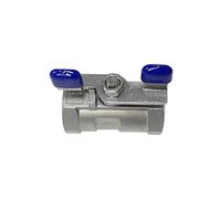 1 Piece Low Pressure Ball Valve SS304-1/2" to 2" Sizes, Globe Valve for Water, Gas, and Steam Control(3/4inch)