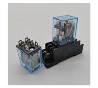 1 piece LY2NJ HH62P HHC68A-2Z miniature electromagnetic relay 10A8PIN coil DPDT with socket base DC12V, 24VAC220V(AC220)