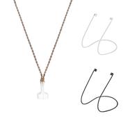 1 Piece Magnetic Anti-lost Earphone Chain With 2 Pieces Of Earphone Rope, Metal Anti-lost Strap, Hanging Neck Anti-lost Earphone Chain, Fashionable And Beautiful, Suitable For Men And Women