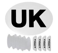 1 Piece Magnetic Car Sticker, 4 Piece Warning Door Sticker, 4 Piece Handle Protection Sticker, British Car Sticker, Creative Magnetic Logo, Car Decoration Sticker