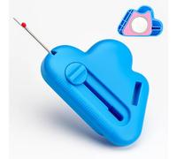 1 Piece Magnetic Seam Guide for Sewing Machine, Adjustable Seam Guide with Built-in Seam Ripper, Blue Magnetic Hemmer Guide for Sewing Machine Accessories