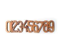 1 Piece Mail Box Numbers for Mailbox Outside - 3.15 Inch Wooden Numbers, 0-9 Self Adhesive Numbers, Making Them More Personalized And Recognizable, are Applicable for Mailboxes, Cars(0)