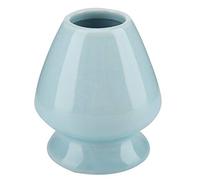 1 Piece Matcha Whisk Ceramic Holder 3.1x2.8x2.8in for Bamboo Matcha Chasen Japanese Matcha Tea Set Accessories(Blue)