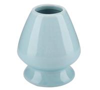 1 Piece Matcha Whisk Ceramic Holder 3.1x2.8x2.8in for Bamboo Matcha Chasen Japanese Matcha Tea Set Accessories(Blue)
