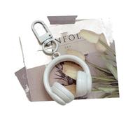 1 Piece Mobile Phone Chain Earphone Charm Backpack Hanging Decoration Cute Colorful 3D Earphones Pendant Keychain Gifts
