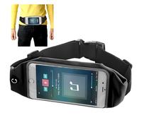 1 Piece Mobile Phone Holder Belt, Sports Waist Bag for Women, Running Accessories, Waist Bags for Running, Jogging Waist Bag, Sports Mobile Phone Bag, Unisex Mobile Phone Bag (Black)