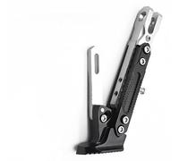1 Piece Motorcycle Side Stand Kickstand Replacement for Harley Davidson Road King Special 2017-2024,Heavy Duty Reliable Parking Support Bracket Accessory,Silver