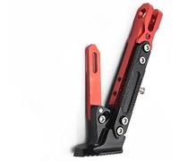 1 Piece Motorcycle Side Stand Kickstand Replacement for Harley Davidson Road King Special 2017-2024,Heavy Duty Reliable Parking Support Bracket Accessory,Red