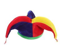 1 Piece Multicoloured 3 Lace Funny Carnival Hat Joker Clown Hat for Party Joker Costume Festival Celebration Parade Carnival Dress Up Accessories, As Shown, M