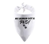 1 Piece My Human Got A Phd Dog Bandana Graduation Dog Bandana PhD Graduation Bandana (MY HUMAN GOT A PhD)