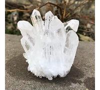 1 Piece Natural Crystal Clear Quartz Cluster Free Form Reiki Stone Beautiful Crystal (Size : 600-700g)