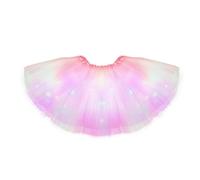 1 Piece Neon Ballet Skirt, Pink Glitter Tiered Tutu, Tutu, Light up Dance Skirt, Ballet Costumes for Kids