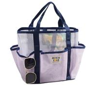 1 Piece New Large Capacity Storage Handheld Toiletry Bag Portable Beach Bag Drain Water Swimming Bag Travel Essential Cosmetic Bag