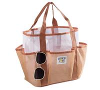 1 Piece New Large Capacity Storage Handheld Toiletry Bag Portable Beach Bag Drain Water Swimming Bag Travel Essential Cosmetic Bag