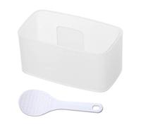 1 Piece Non Stick Musubi Maker Press Mold and 1 Piece Rice Paddle for Home Kitchen Restaurant Stick & Toxic Sushi Molds Kit Set for Kids Cute Press