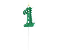 1 Piece Number Birthday Candles, First Birthday Candles, Birthday Cake Dinosaur Candles, Creative Cake Decoration Candles, Birthday Cake Decorations, Children'S Birthday Cake Accessories