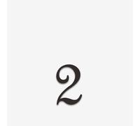 1 Piece Numbers for Address On House - Mail Box Numbers for Mailbox Outside, are Applicable for Mailboxes, Cars, Door, Window, Sign, Office, Making Them More Personalized And Recognizable (2,Black)
