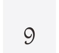 1 Piece Numbers for Address On House - Mail Box Numbers for Mailbox Outside, are Applicable for Mailboxes, Cars, Door, Window, Sign, Office, Making Them More Personalized And Recognizable (9,Black)