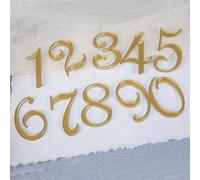 1 Piece Numbers for Address On House - Mail Box Numbers for Mailbox Outside, are Applicable for Mailboxes, Cars, Door, Window, Sign, Office, Making Them More Personalized And Recognizable (5,Gold)