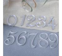 1 Piece Numbers for Address On House - Mail Box Numbers for Mailbox Outside, are Applicable for Mailboxes, Cars, Door, Window, Sign, Office, Making Them More Personalized And Recognizable (5,White)