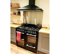 1 Piece of 0.9mm Satin Stainless Steel Cooker Splashback Brushed for Kitchen Hob Back Wall Plate (Width : 550mm, Height : 550mm)