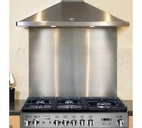 1 Piece of 1.5mm 304 Grade Premium Stainless Steel Cooker Splashback Kitchen Hob Back Plate (Length : 800mm, Width : 800mm)