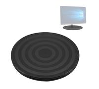 1 Piece of 360° Rotating Turntable, Packaging and Sealing Turntable, Anti-Slip Clay Sculpture Turntable, Rotating Base, Cake Turntable, Rotating Display Stand (Black)