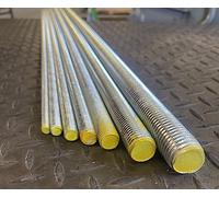 1 Piece of 8,10,12,14,16,18,20,24 Threaded bar Grade 8.8 High Tensile Zinc Rod Studding 1000mm (m8, 8mm)