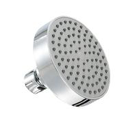 1 Piece of Bathroom Facilities 4 Inch Black Faucet Replacement Exquisite and Compact Beautiful Shower Head Decoration(Silver)