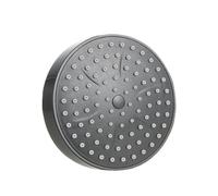 1 Piece of Bathroom Facilities 4 Inch Black Faucet Replacement Exquisite and Compact Beautiful Shower Head Decoration(Grey)