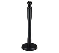 1 Piece of Black Wooden Beechwood Kitchen Towel Roll Holder Stand