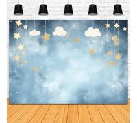 1 piece of Blue and White Cloud Dreamland Photography Background - Hanging Venus Prop - Sparkling Little Star Advanced Banner 250x180CM
