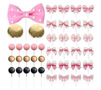 1 Piece Of Bow Cake Accessories, Cake Plug-Ins, Fashionable Romantic Accessories, Holiday Party Decorations.